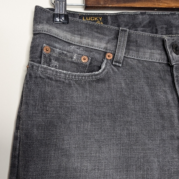 Lucky Brand Sweet Victory Jean Light Gray Bootcut Jeans Size 4/27 - Picture 5 of 16